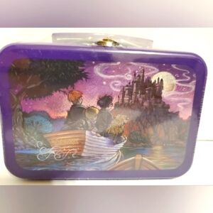 Harry Potter the sorcerer's stone Hogwarts Wizarding Tin Box Case Vintage New